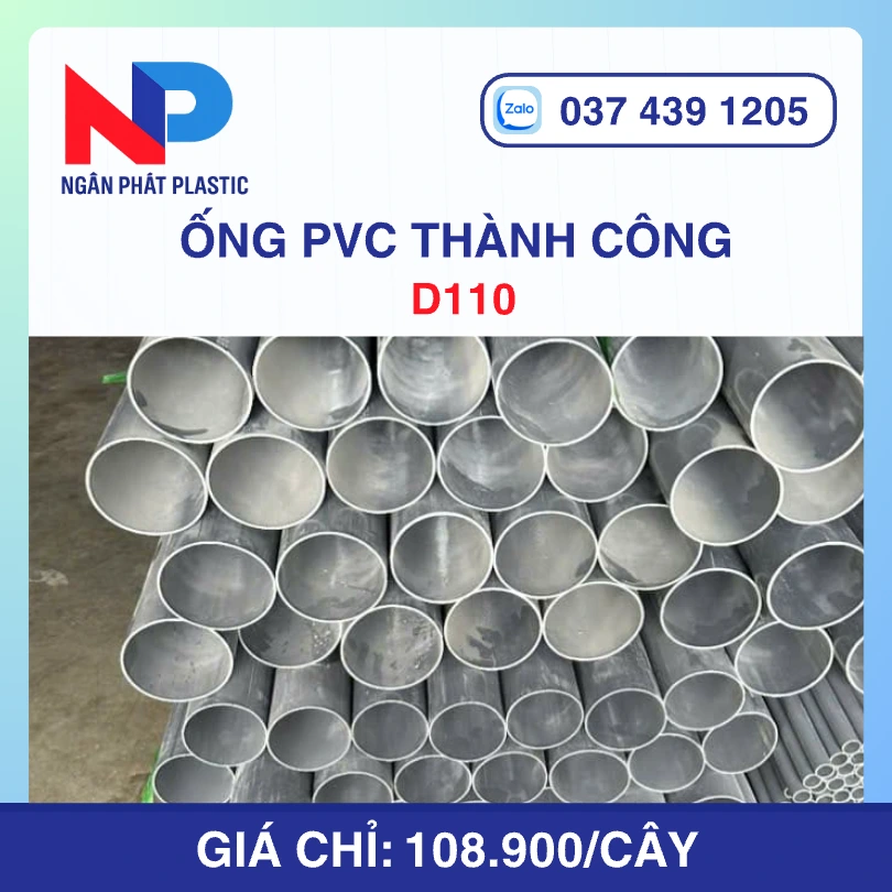 Ống uPVC D110 Thành Công